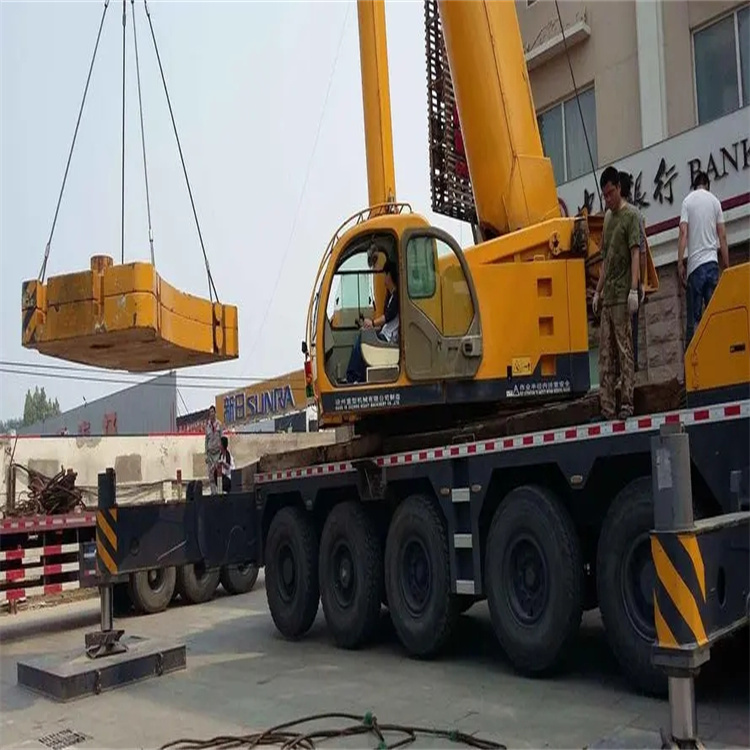 江夏当地吊车出租|机器吊装|75吨|工厂搬迁服务